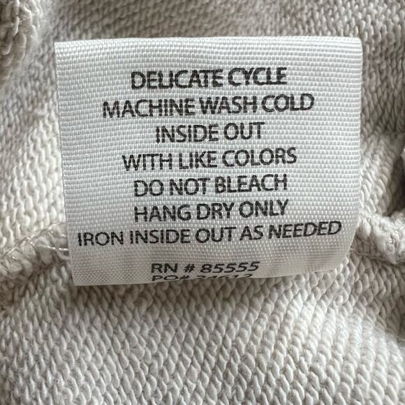 Pistola X Revolve Clarisse French Terry Shoulder Pleat Jump Suit In Soft Taupe L - Picture 9 of 11